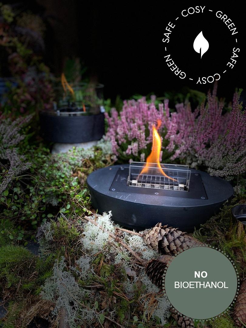 Carnation Black asztali mécses Carnation Black asztali mécses